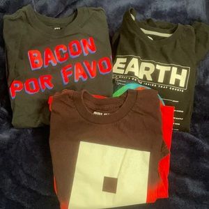 Three shirts boys size 10/12